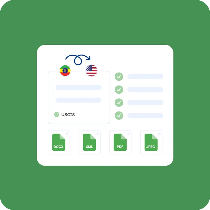 Amharic Translation Guide for Identity Documents and Visas index