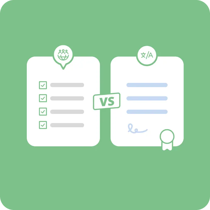Court Interpretation vs Legal Document Translation index