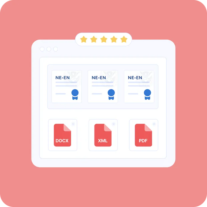 Nepali Document Translation for Immigration and Civil Use index
