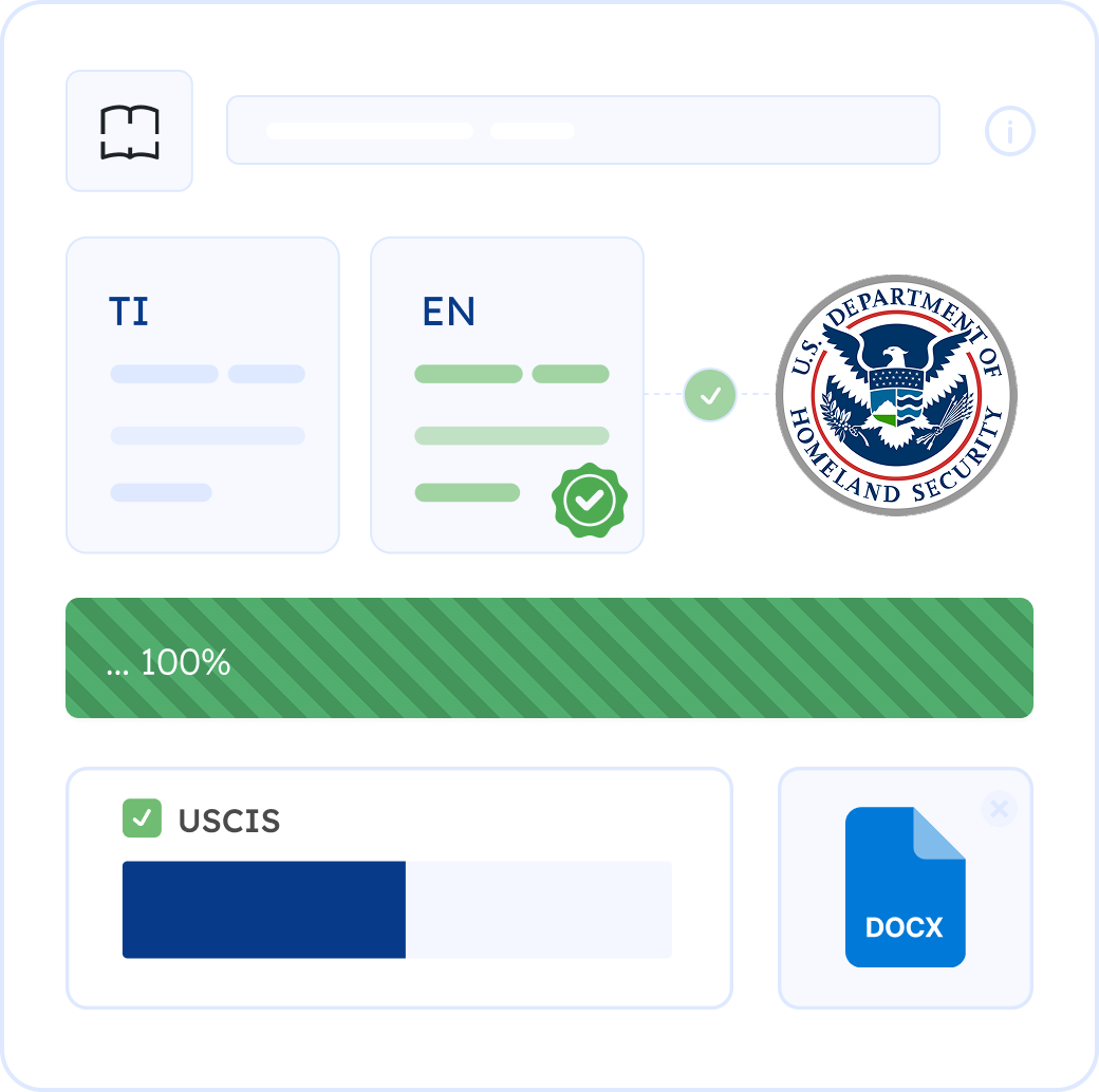Official Tigrinya Certified Translation for USCIS (12-Hour Turnaround)