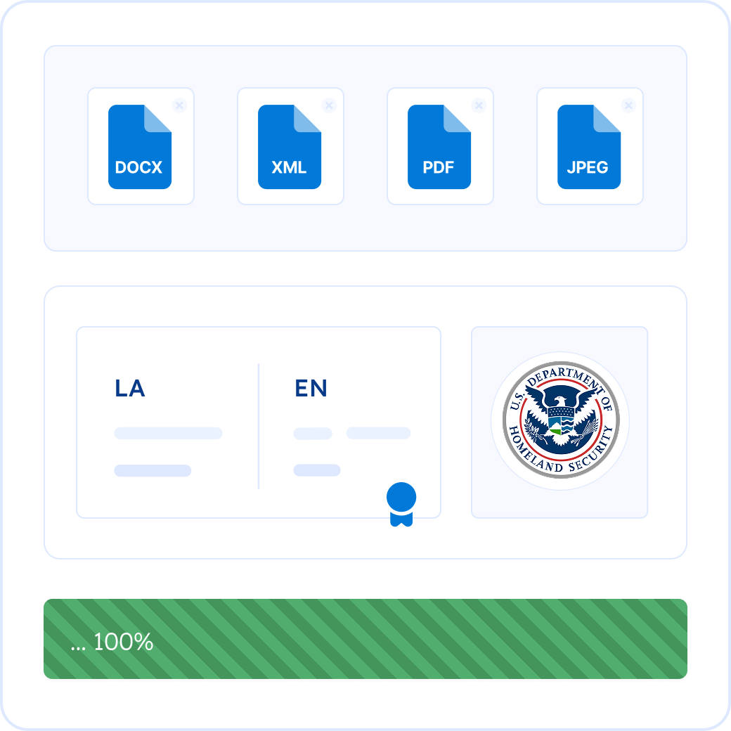 Certified Latin Translation for USCIS (12-Hour Turnaround)