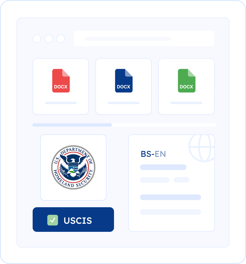 Certified Bosnian Translation for USCIS (12-Hour Turnaround)