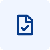 file icon with a checkmark inside