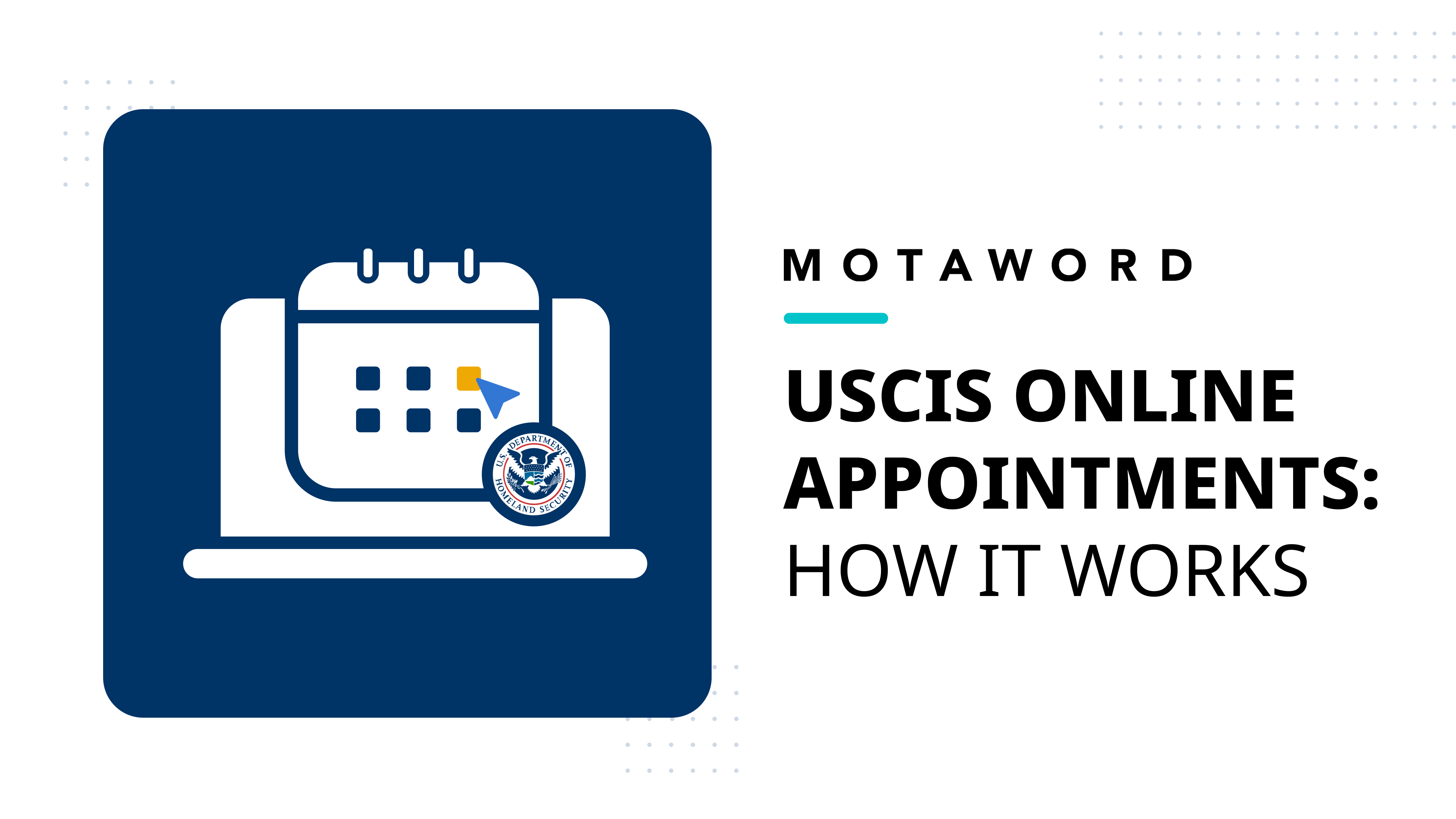 How the USCIS Online Appointment Form Works