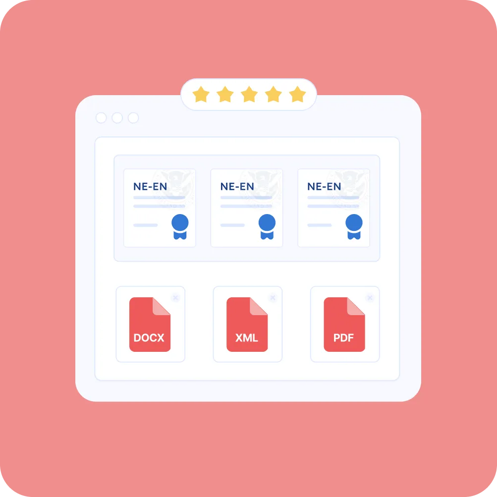 Nepali Document Translation for Immigration and Civil Use index
