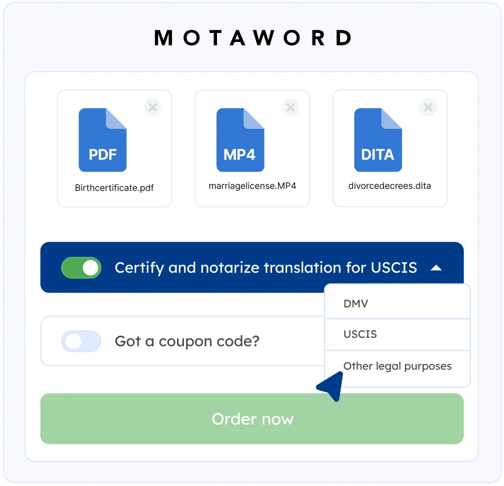 Birth Certificate Translation for USCIS