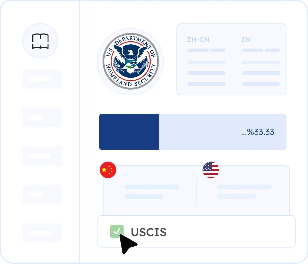 Certified Chinese Translation for USCIS
