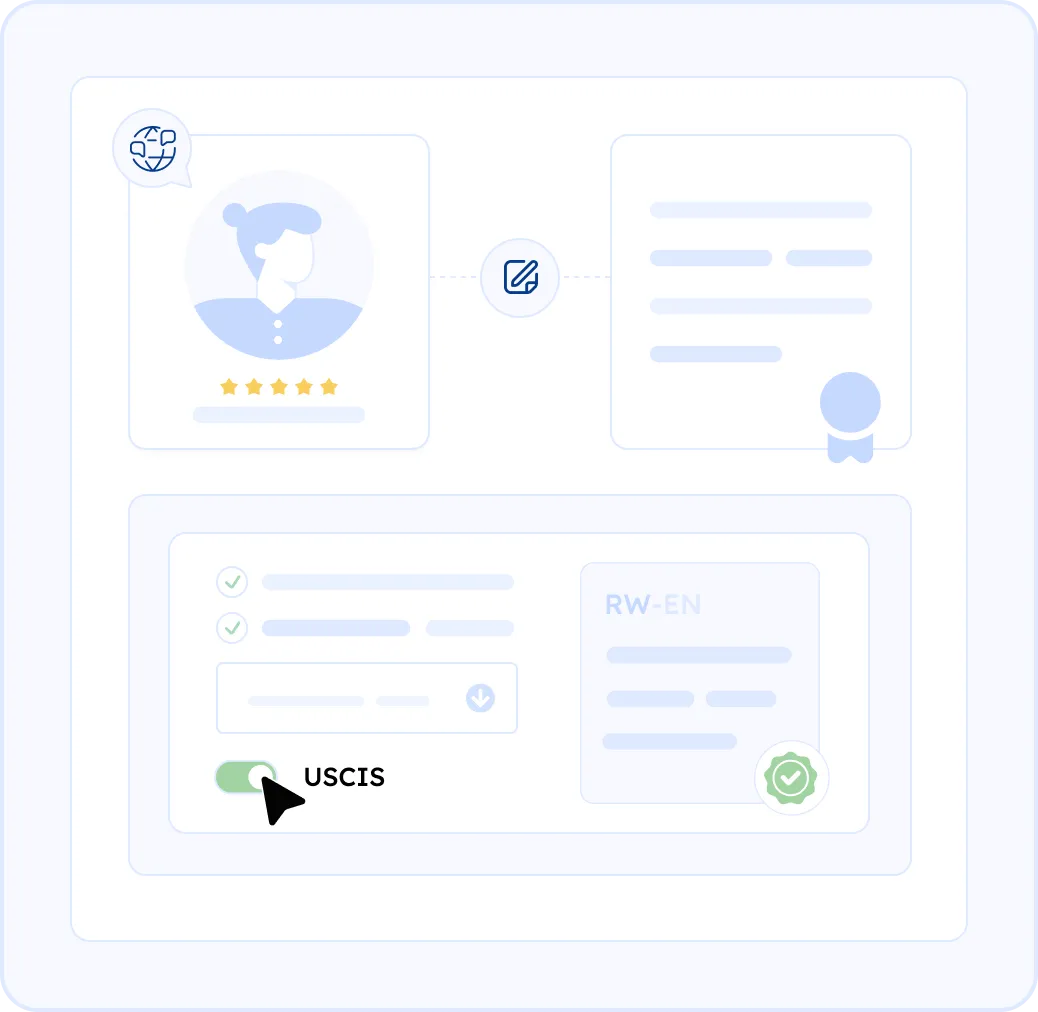 Handling Multilingual Rwandan Documents for USCIS