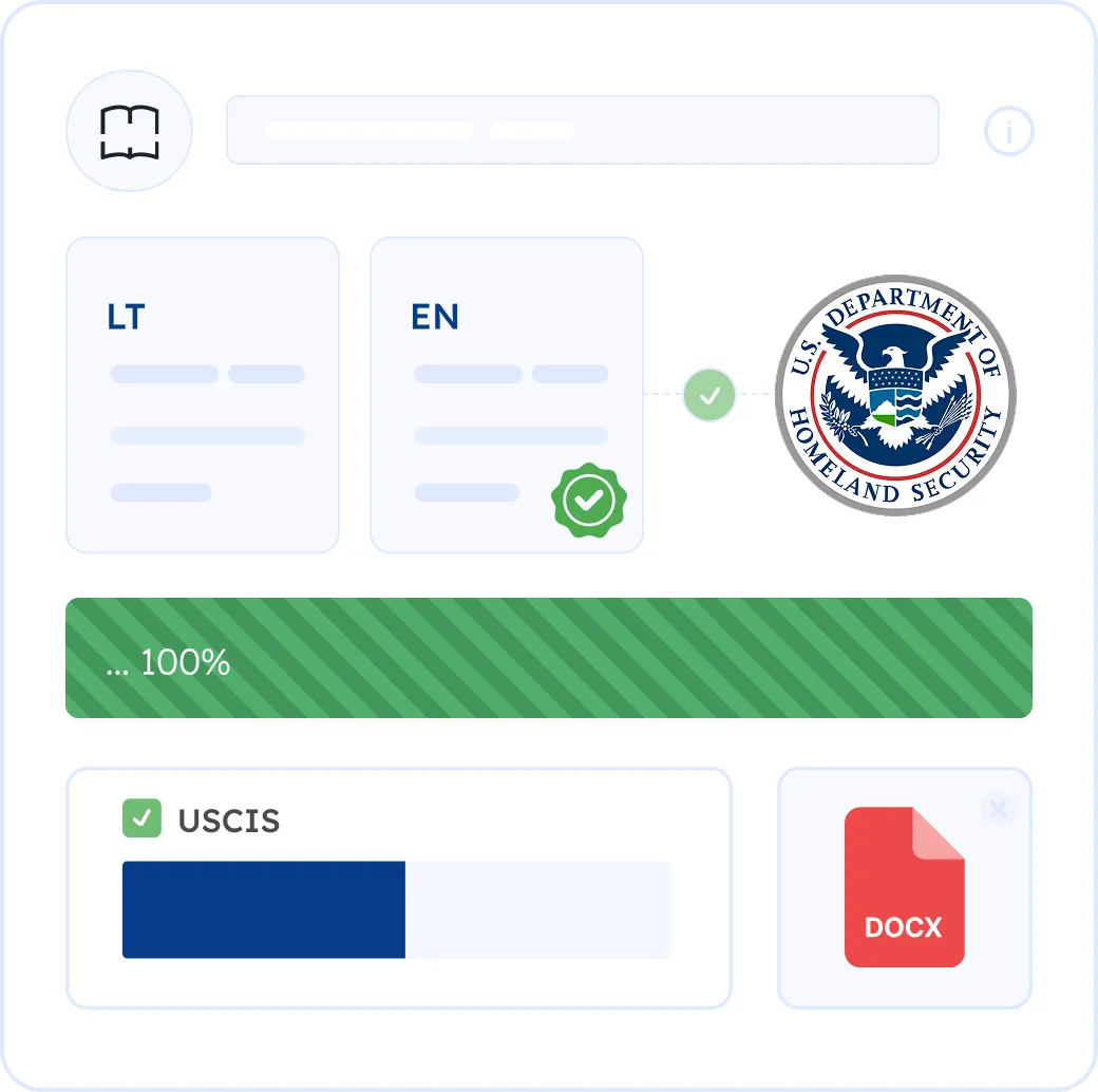 Certified Lithuanian Translation for USCIS (12-Hour Turnaround)