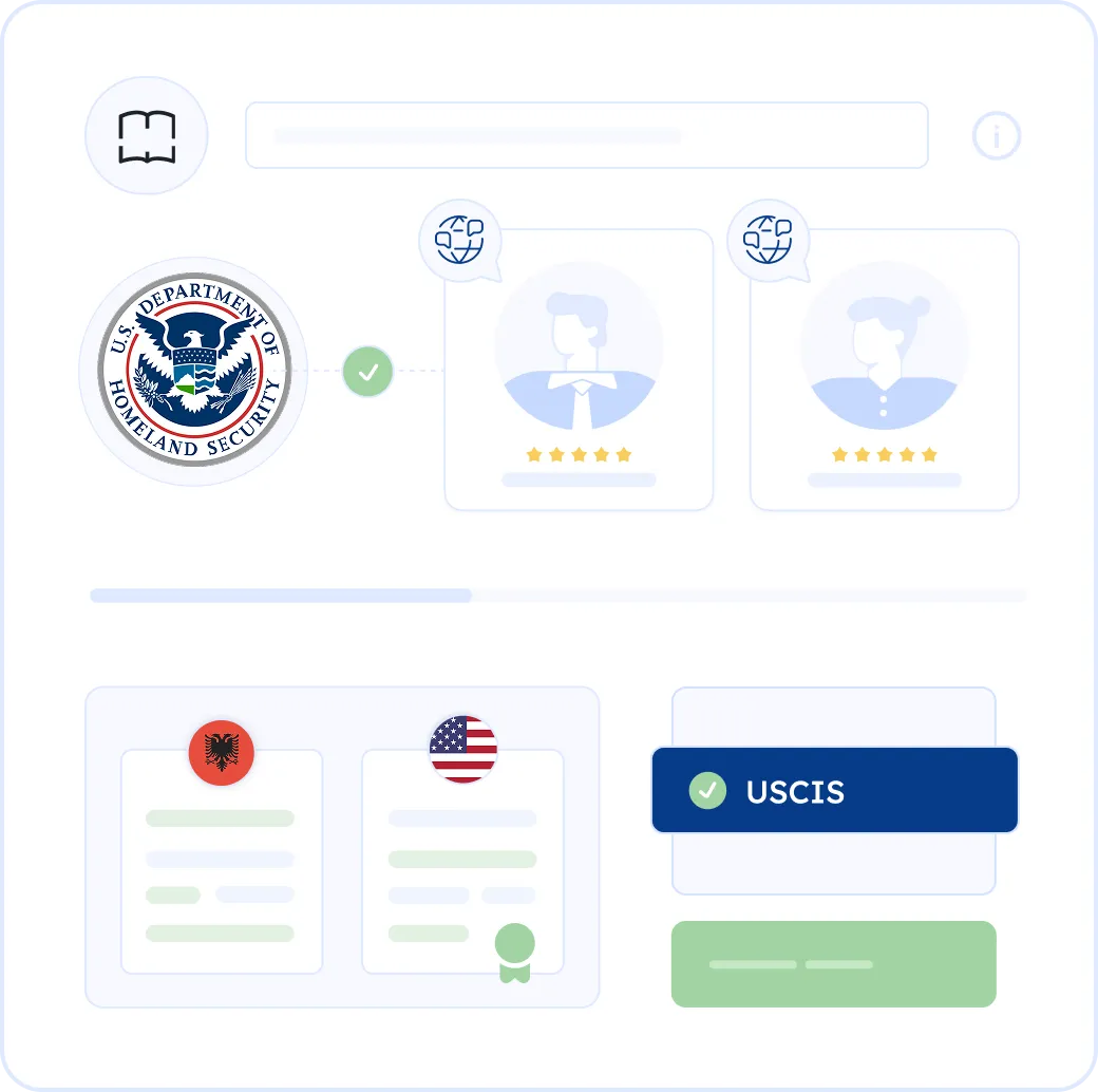 Certified Albanian Translation for USCIS (12-Hour Turnaround)