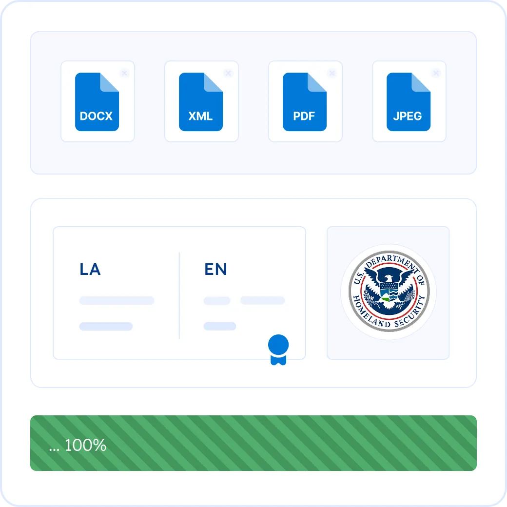Certified Latin Translation for USCIS (12-Hour Turnaround)