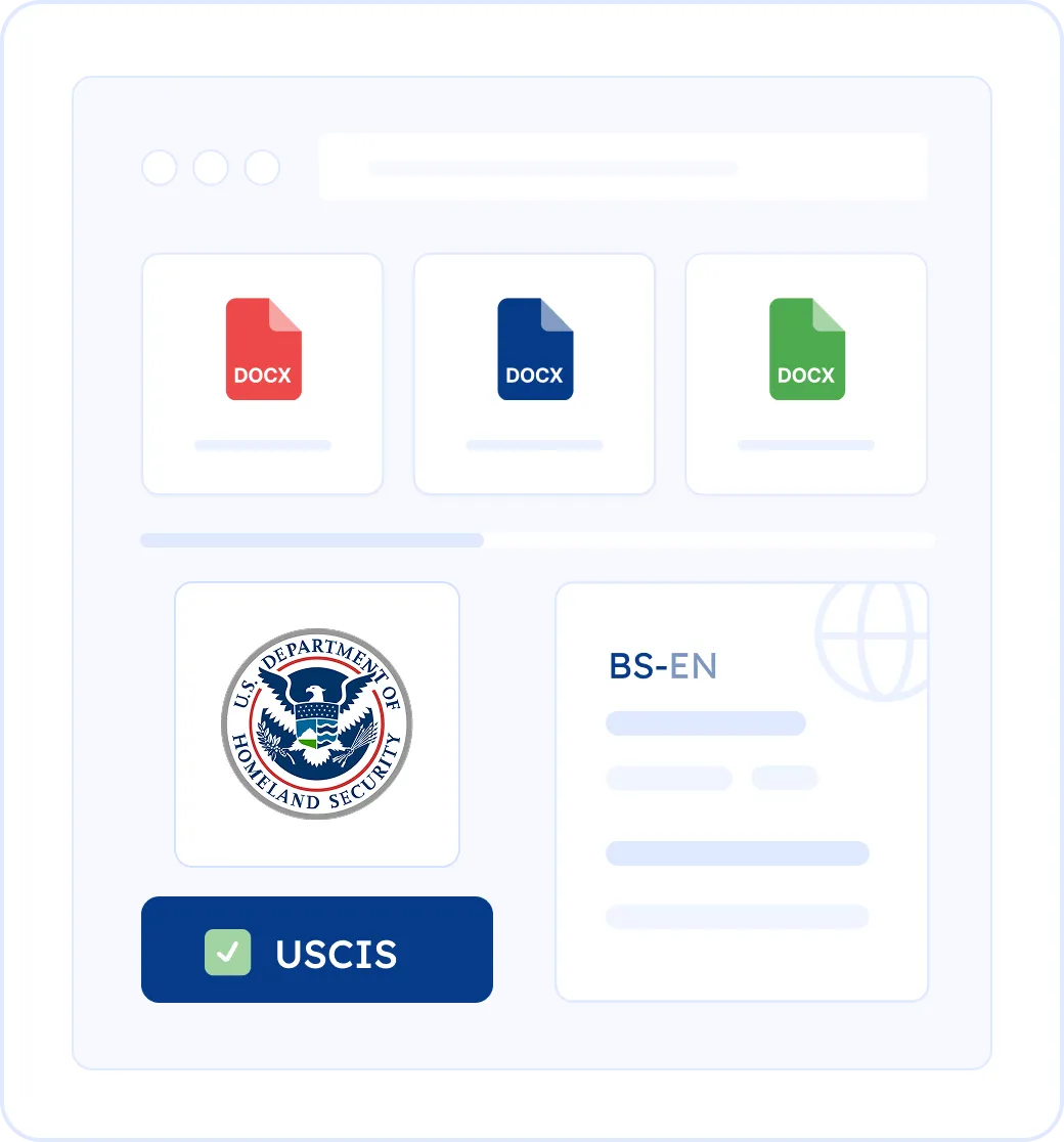 Certified Bosnian Translation for USCIS (12-Hour Turnaround)