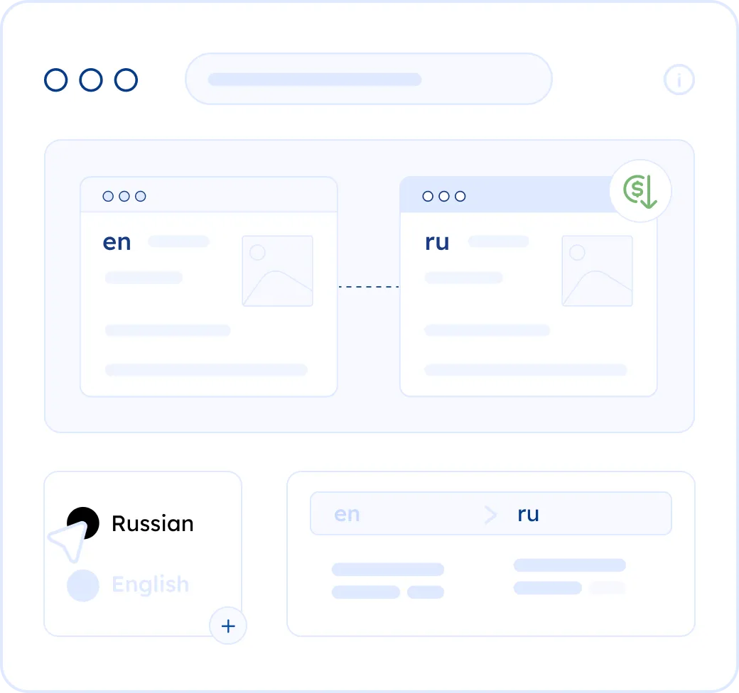Localize your website into Russian