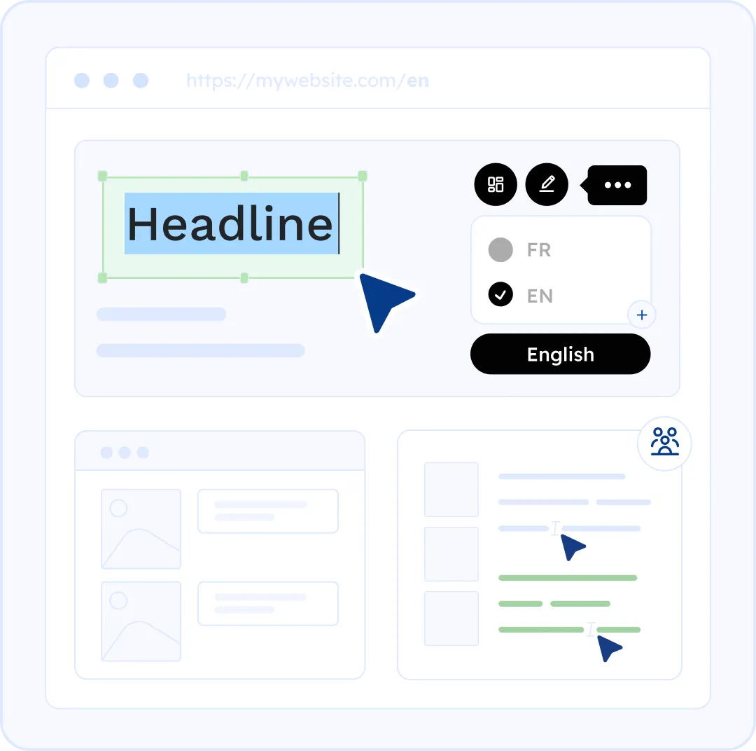 On-Page Translation Editor for Faster Website Updates