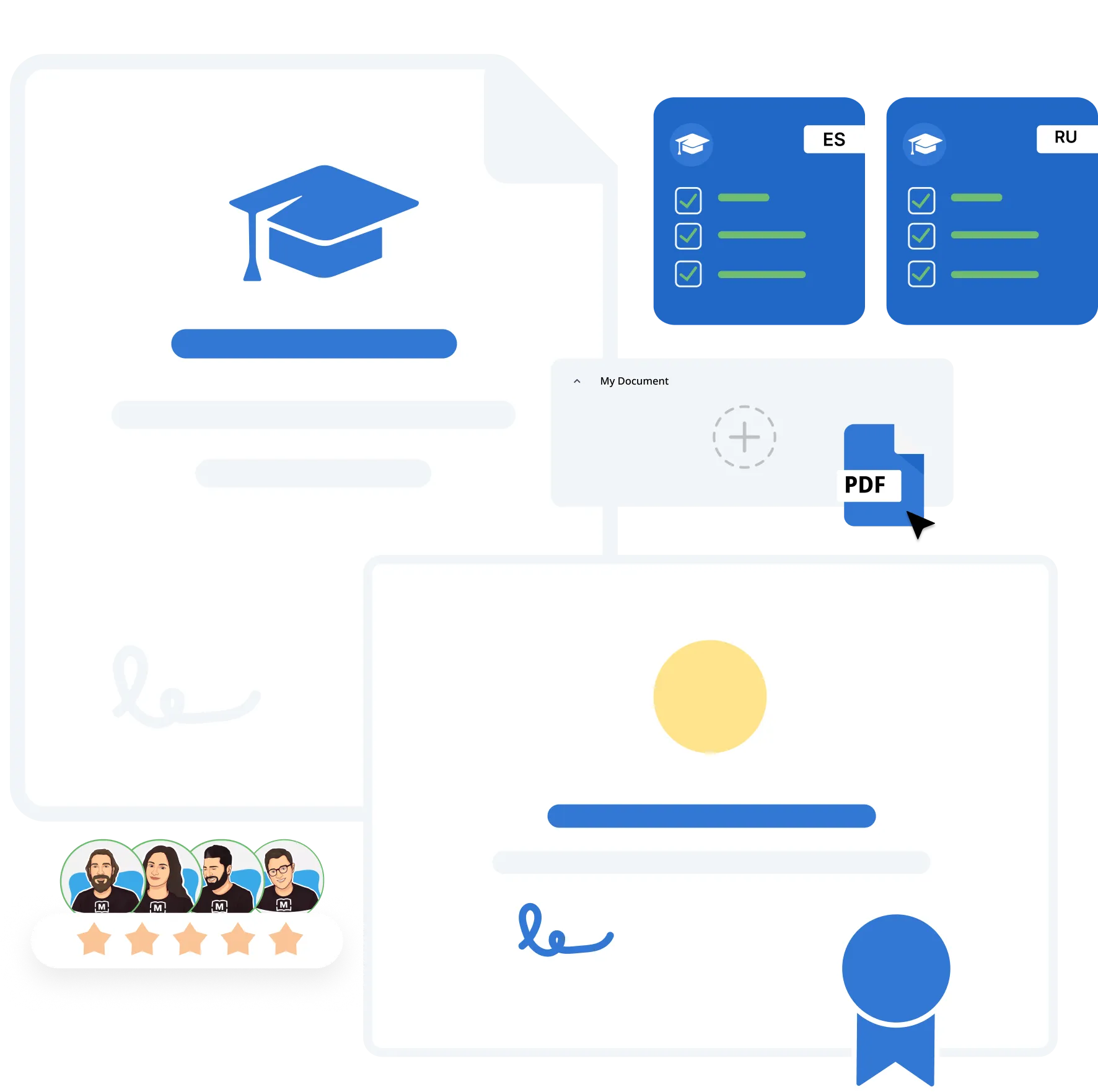 required documents for evaluation