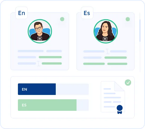 Certified document translation
