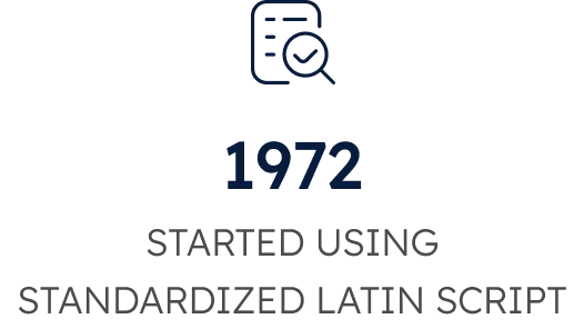 1972 THE YEAR SOMALI GOT A STANDARDIZED LATIN SCRIPT