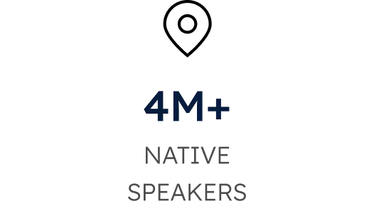 4M+ NATIVE SPEAKERS
