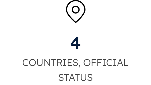 4 COUNTRIES, OFFICIAL STATUS