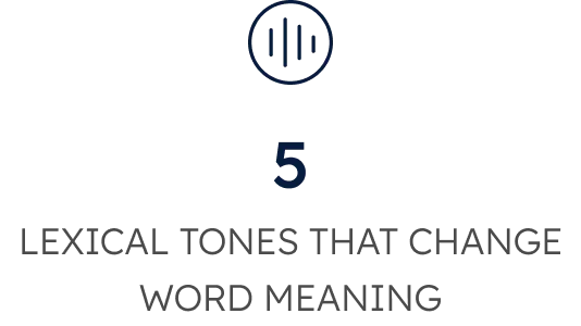 5 LEXICAL TONES THAT CHANGE WORD MEANING