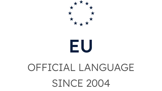 EU OFFICIAL LANGUAGE SINCE 2004