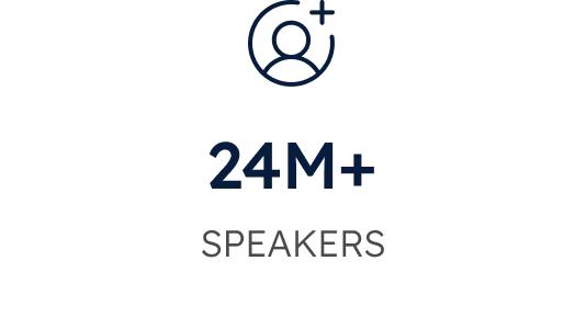 24M+ SPEAKERS