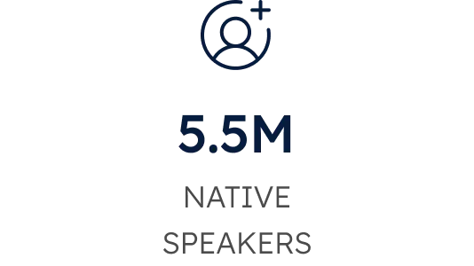 5.5M NATIVE SPEAKERS