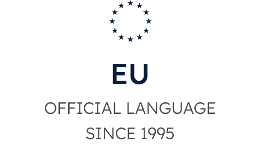 EU OFFICIAL LANGUAGE SINCE 1995