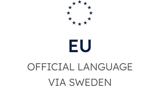 EU OFFICIAL LANGUAGE VIA SWEDEN