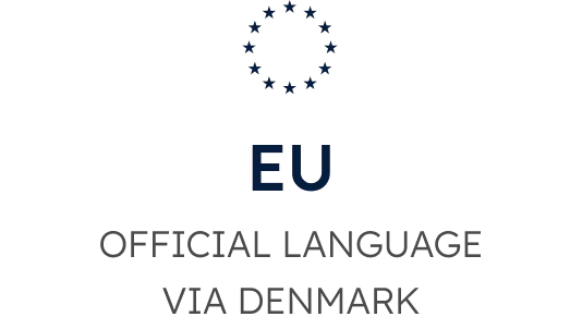 EU OFFICIAL LANGUAGE VIA DENMARK