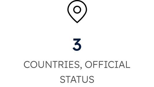 3 COUNTRIES, OFFICIAL STATUS