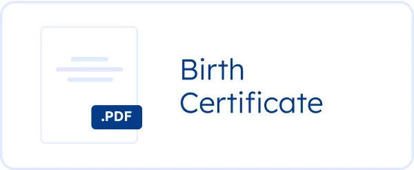 birth certificate