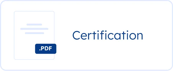 certification