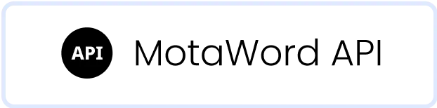 MotaWord API